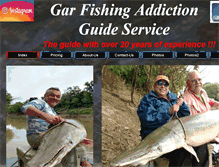 Tablet Screenshot of garfishingaddiction.com